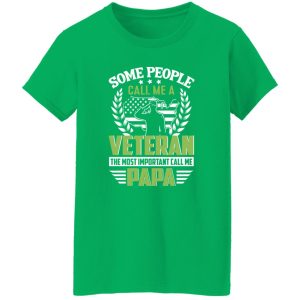 Some People Call Me A Veteran The Most Important Call Me Papa Shirt