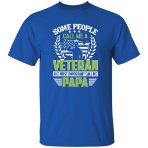 Some People Call Me A Veteran The Most Important Call Me Papa Shirt