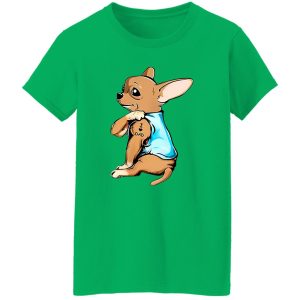 Chihuahua Tattoo I Love Dad Shirt