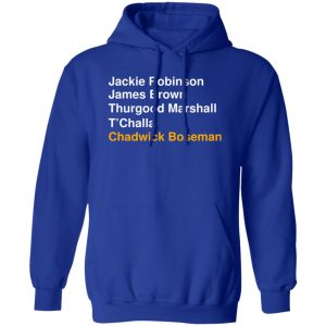 Jackie Robinson James Brown Thurgood Marshall T’Challa Chadwick Boseman Shirt