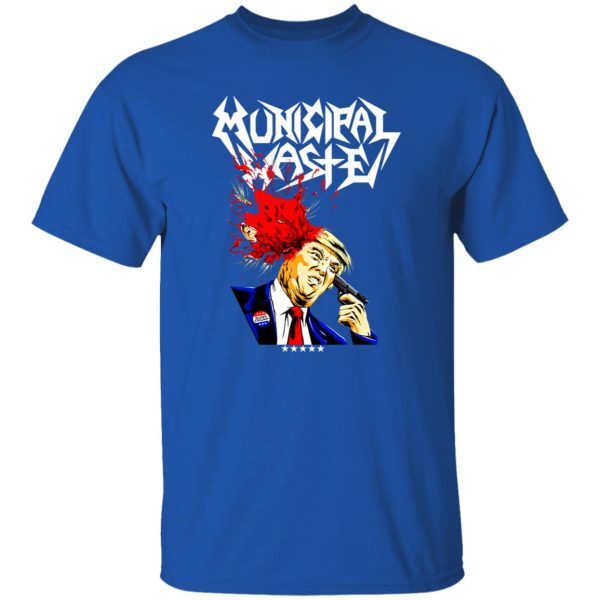 Municipal Waste Donald Trump The Only Walls We Build Are Walls Of Death Front Shirt