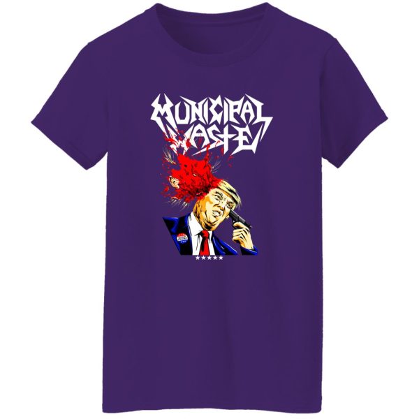 Municipal Waste Donald Trump The Only Walls We Build Are Walls Of Death Front Shirt