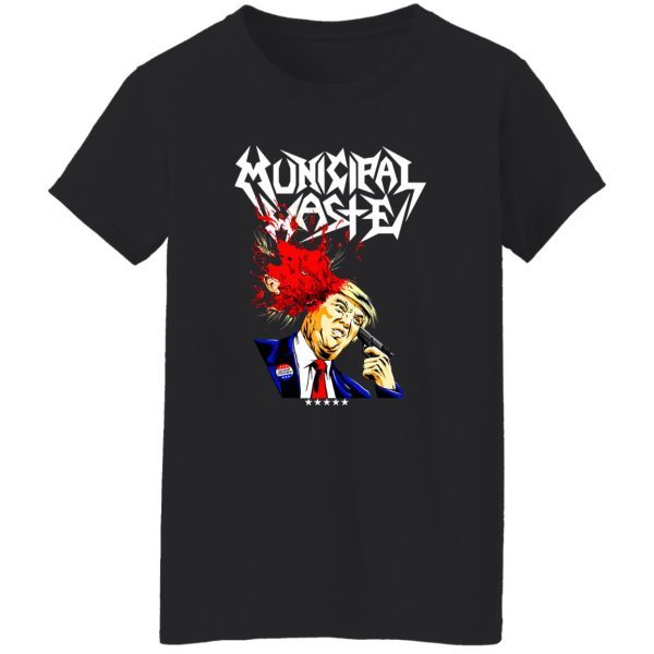 Municipal Waste Donald Trump The Only Walls We Build Are Walls Of Death Front Shirt