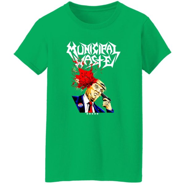 Municipal Waste Donald Trump The Only Walls We Build Are Walls Of Death Front Shirt