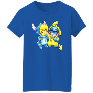 Cute Stitch Pokemon Shirt