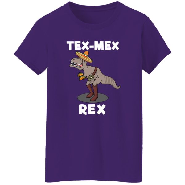 Tex Mex Rex Texas Mexican Cowboy Tyrannosaurus Dinosaur Shirt