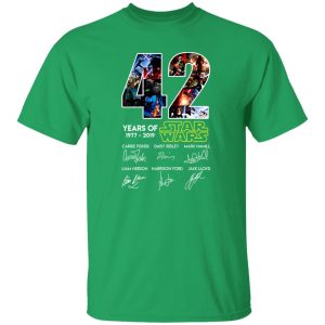 42 Years Of Star Wars 1977 2019 Signatures Shirt