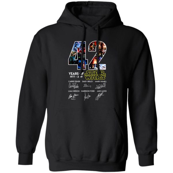 42 Years Of Star Wars 1977 2019 Signatures Shirt