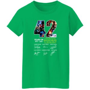 42 Years Of Star Wars 1977 2019 Signatures Shirt