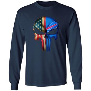 The Punisher Skull Flag Buffalo Bills Shirt