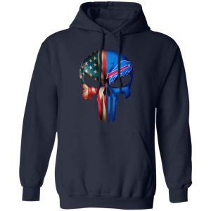 The Punisher Skull Flag Buffalo Bills Shirt