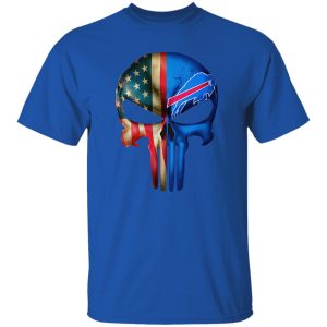 The Punisher Skull Flag Buffalo Bills Shirt