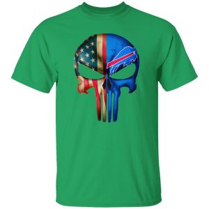 The Punisher Skull Flag Buffalo Bills Shirt