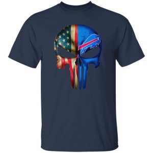 The Punisher Skull Flag Buffalo Bills Shirt