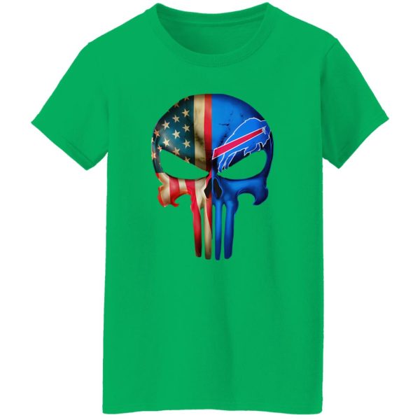 The Punisher Skull Flag Buffalo Bills Shirt