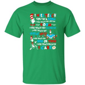 Dr Seuss Cat I Will Teach You In The Room I Will Teach You Now On Zoom Shirt