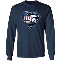 New York Giants And New York Yankees Superman Shirt