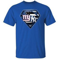 New York Giants And New York Yankees Superman Shirt