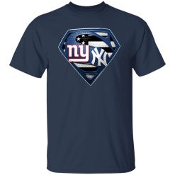 New York Giants And New York Yankees Superman Shirt