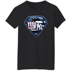 New York Giants And New York Yankees Superman Shirt