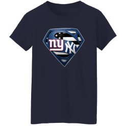 New York Giants And New York Yankees Superman Shirt
