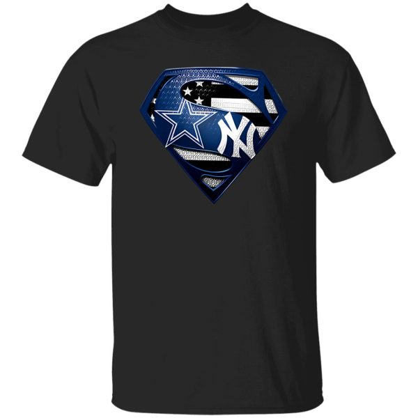 New York Jets And New York Yankees Superman Shirt