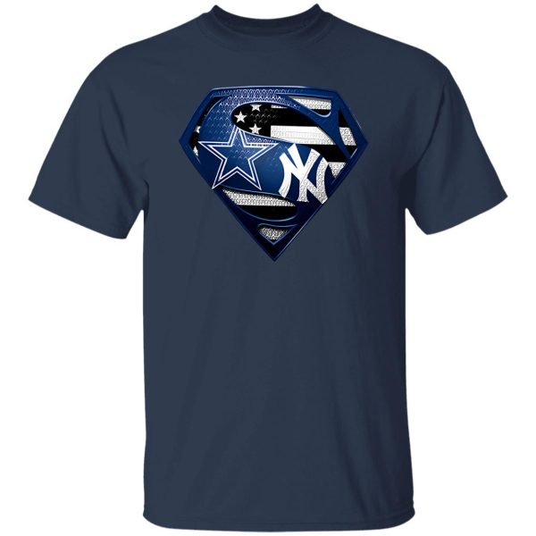 New York Jets And New York Yankees Superman Shirt