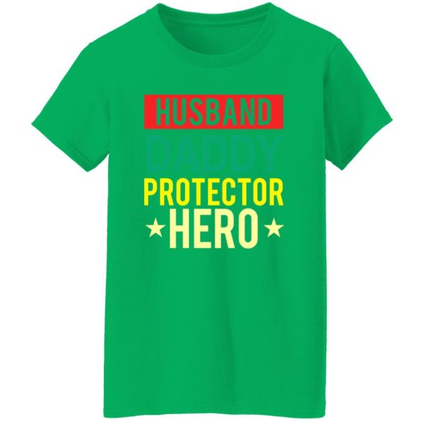 Happy Father’s Day husband daddy protector hero vintage Shirt