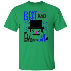 Hand drawn father's day with hat and mustache Shirt