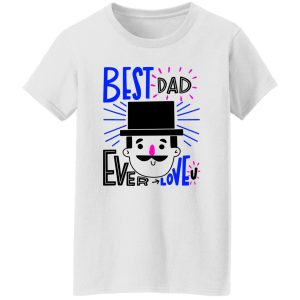 Hand drawn father's day with hat and mustache Shirt