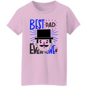 Hand drawn father's day with hat and mustache Shirt