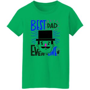 Hand drawn father's day with hat and mustache Shirt