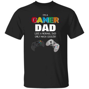 Cool Colorful 'GAMER' DAD Father's Day Shirt