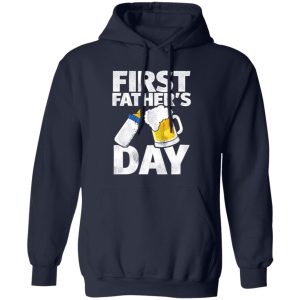 First Father’s Day Gifts Beer Baby Bottle Shirt