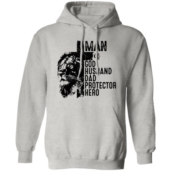 Man of God Husband Dad Protector Hero Shirt