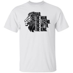 Wild Lion Fathers Day Monogram Shirt