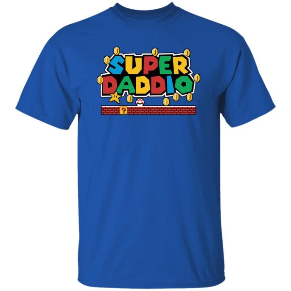 SUPER DADDIO Gamer Dad Gift Shirt