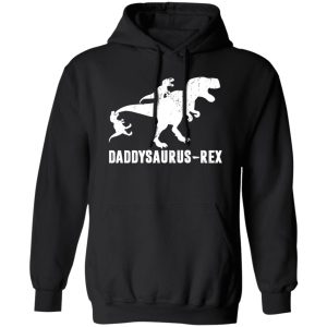 DADDYSAURUS 2 KIDS Men's Fun Gift Novelty Shirt