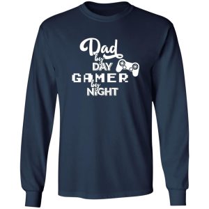 Gift for Dad Gamer By Night Shirt