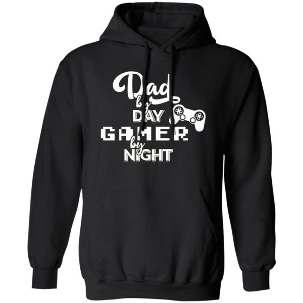 Gift for Dad Gamer By Night Shirt