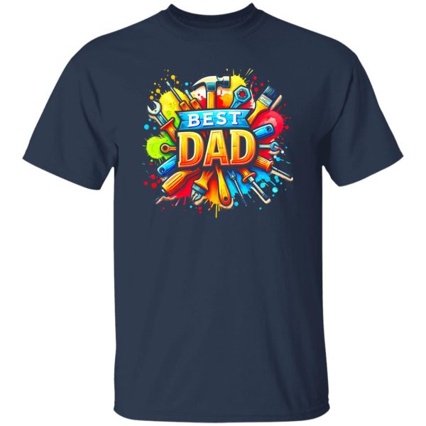 fathers day,T-shirt with the child's name ,Dad gift Shirt