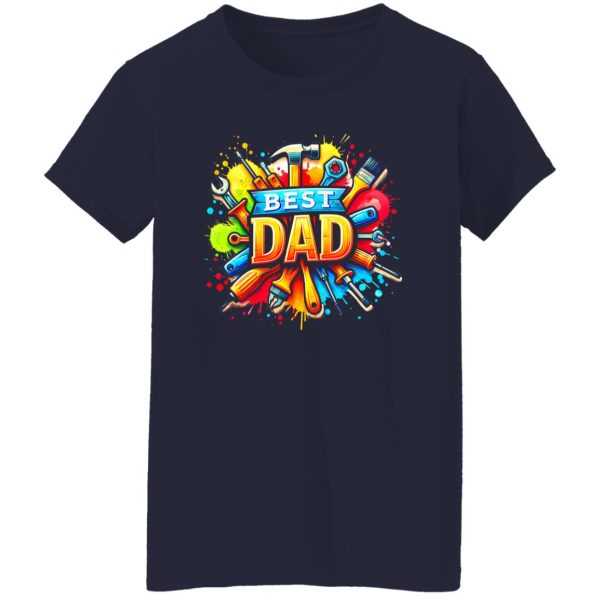 fathers day,T-shirt with the child's name ,Dad gift Shirt