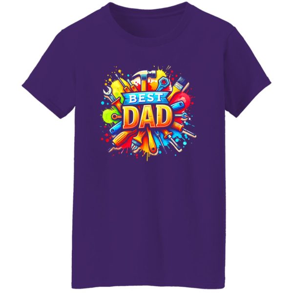 fathers day,T-shirt with the child's name ,Dad gift Shirt