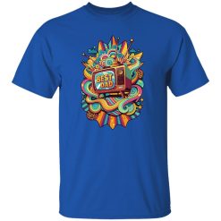 Vintage Television Design, Graphic Tee, Father's Day Gift, Colorful Illustration, Unique Dad Shirt