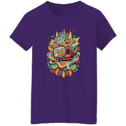 Vintage Television Design, Graphic Tee, Father's Day Gift, Colorful Illustration, Unique Dad Shirt