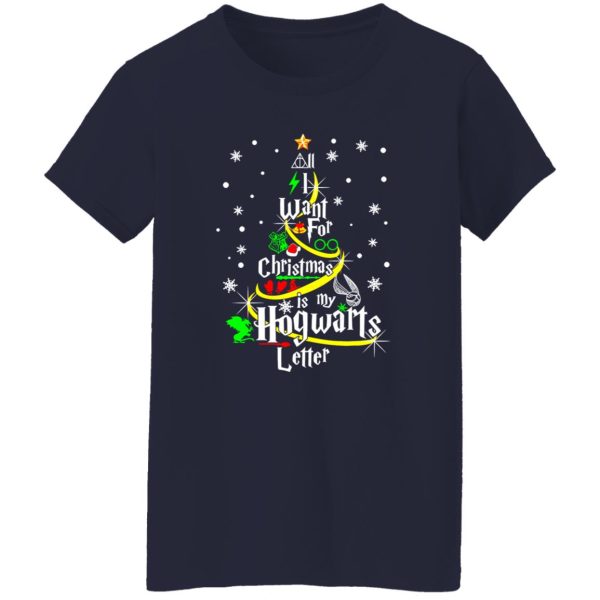 All I Want For Christmas Is My Hogwarts Letter Harry Potter Shirt