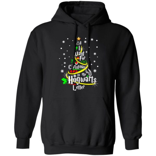 All I Want For Christmas Is My Hogwarts Letter Harry Potter Shirt