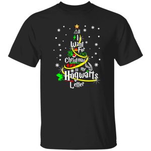 All I Want For Christmas Is My Hogwarts Letter Harry Potter Shirt