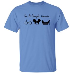 I’m A Simple Woman I Like Harry Potter Disney Mickey Mouse And Friends Shirt