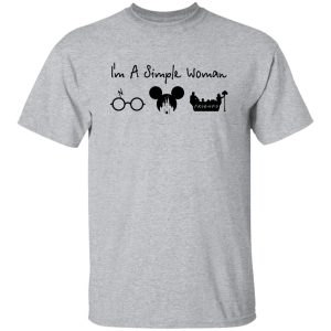 I’m A Simple Woman I Like Harry Potter Disney Mickey Mouse And Friends Shirt